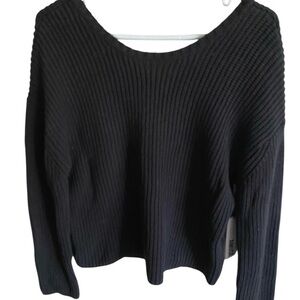 Amuse Society Sunset Road V back sweater XS   NWT
